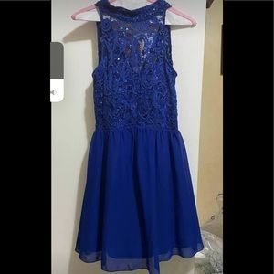 Blue dress …good for homecoming